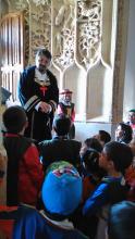 El marqués de Villena con su esposa